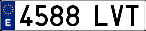 Truck License Plate